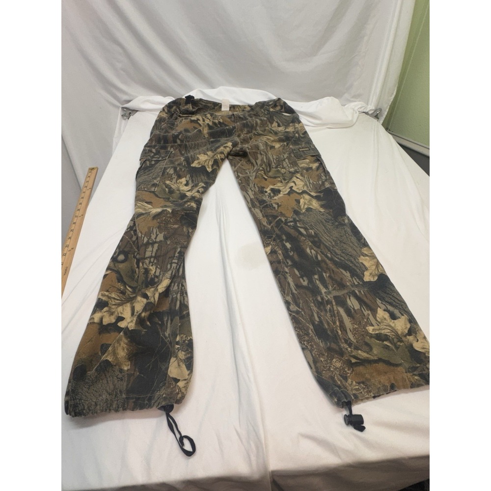 Vintage Remington Camouflage Cargo Pants Real Tree Men's Xxl Adjustable Belt 2xl